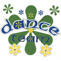 Dance Team Machine Embroidery Design