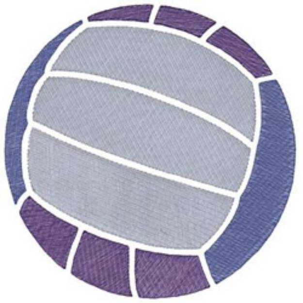 Picture of Volleyball Machine Embroidery Design