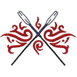 Rowing Tribal Machine Embroidery Design