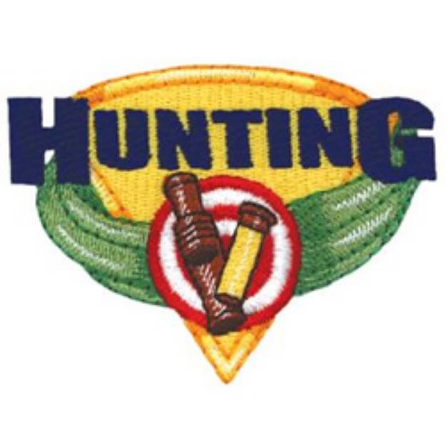Picture of Hunting Machine Embroidery Design