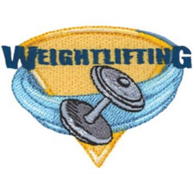 Picture of Weightlifting Machine Embroidery Design