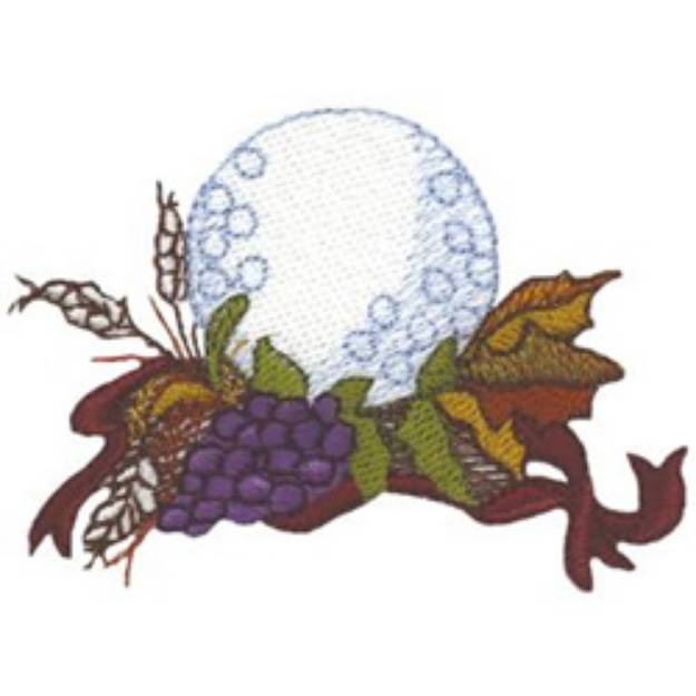 Picture of Fall Golf Machine Embroidery Design