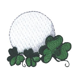 St. Patricks Golf Machine Embroidery Design