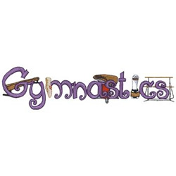 Womens Gymnastics Machine Embroidery Design