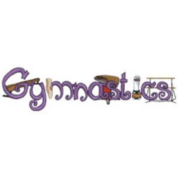 Picture of Womens Gymnastics Machine Embroidery Design