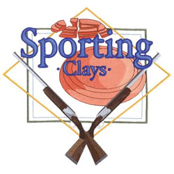 Sporting Clays Machine Embroidery Design