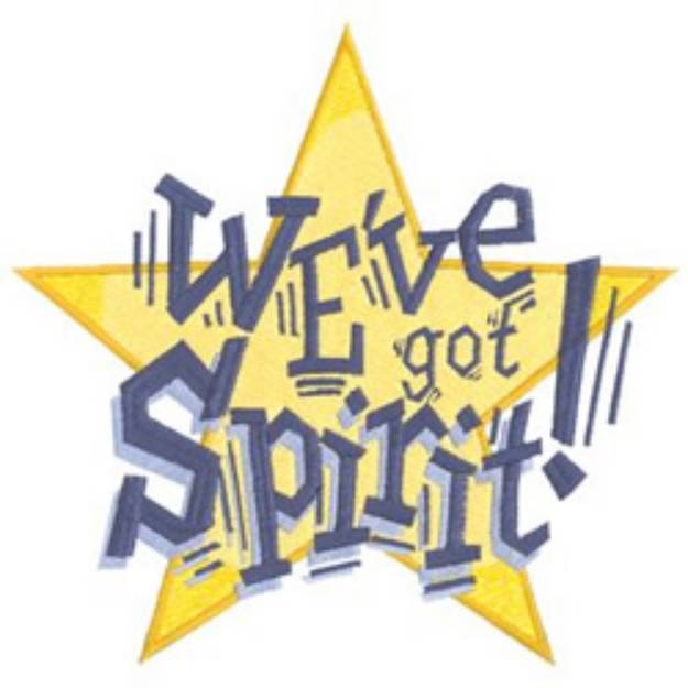 Picture of Weve Got Spirit Machine Embroidery Design