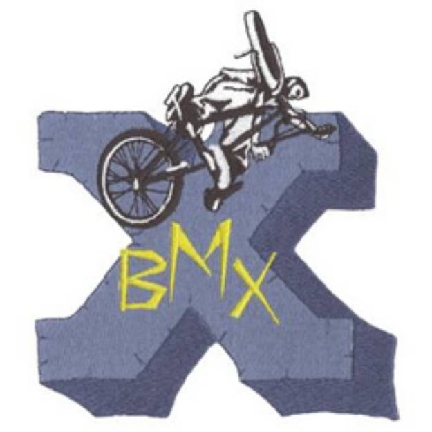 Picture of Extreme B M X Machine Embroidery Design
