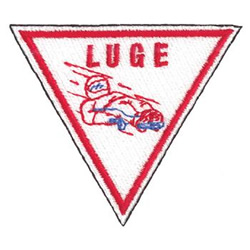 Luge Logo Machine Embroidery Design