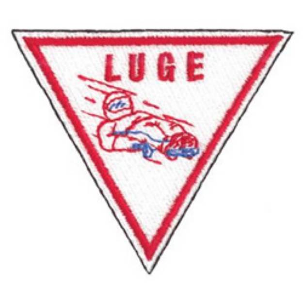 Picture of Luge Logo Machine Embroidery Design