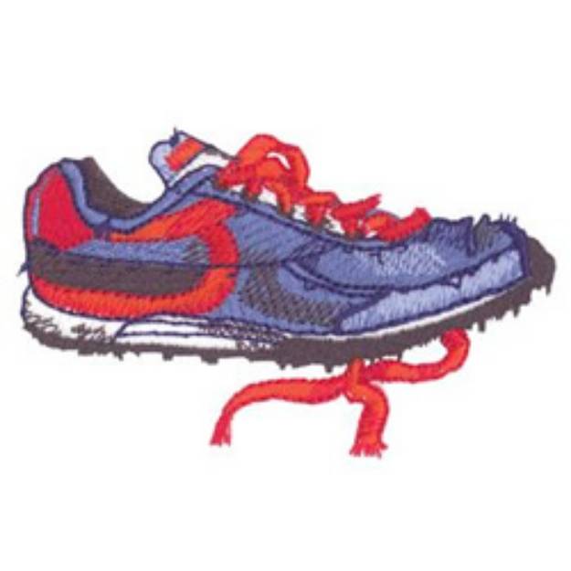 Picture of Track Shoe Machine Embroidery Design