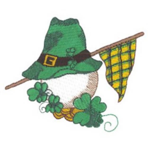 Picture of St. Pattys Golf Machine Embroidery Design