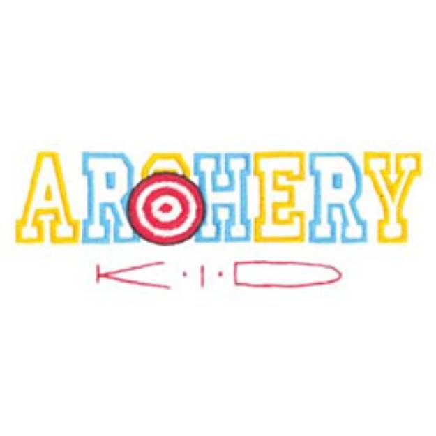 Picture of Archery Kid Machine Embroidery Design