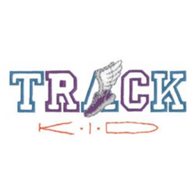Picture of Track Kid Machine Embroidery Design