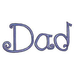 Dad Machine Embroidery Design