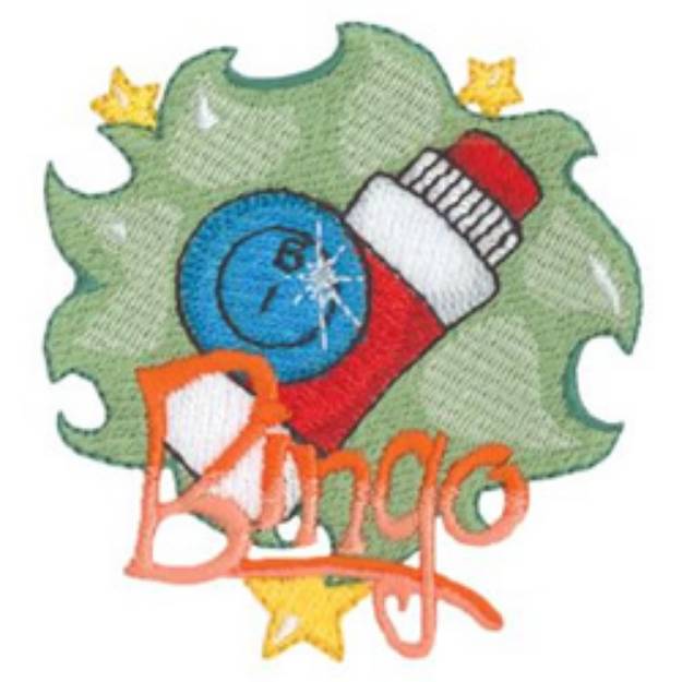 Picture of Bingo Machine Embroidery Design