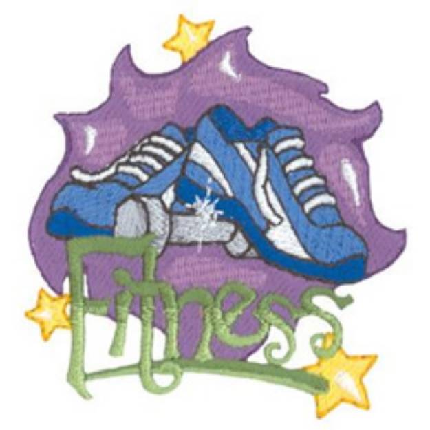 Picture of Fitness Machine Embroidery Design