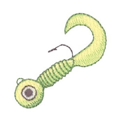 Twister Tail Jig Machine Embroidery Design