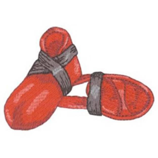 Picture of Sparring Boots Machine Embroidery Design