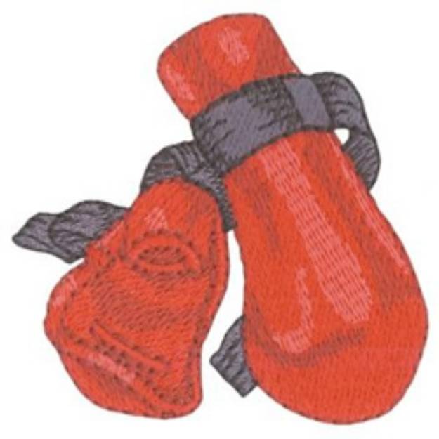 Picture of Sparring Gloves Machine Embroidery Design