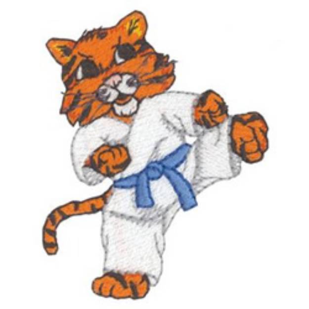 Picture of Lil Tiger Machine Embroidery Design