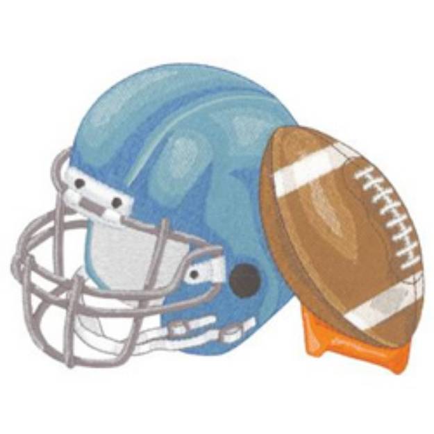 Picture of Football Gear Machine Embroidery Design