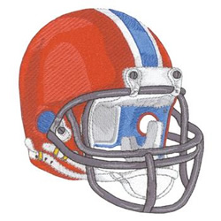 Football Helmet Machine Embroidery Design