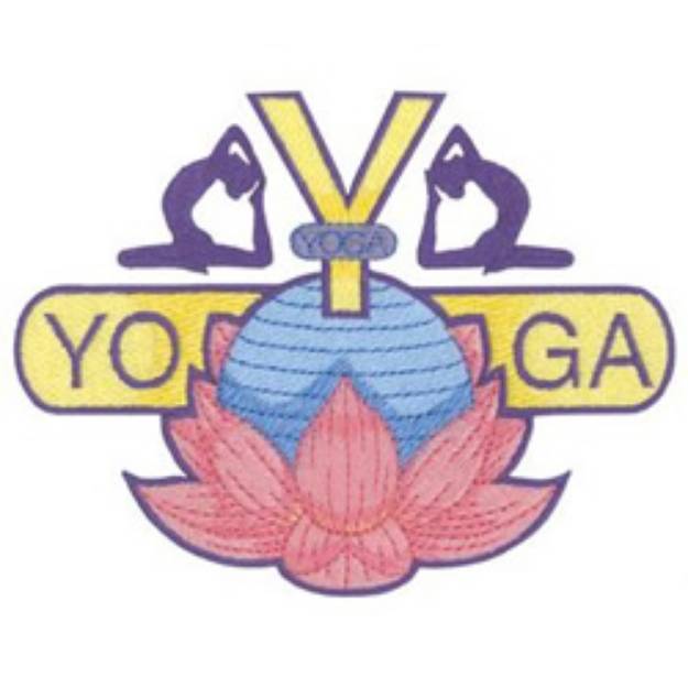 Picture of Yoga Machine Embroidery Design