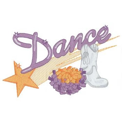 Dance Machine Embroidery Design