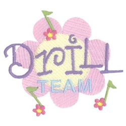 Drill Team Machine Embroidery Design