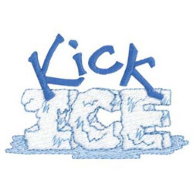 Picture of Kick Ice Machine Embroidery Design
