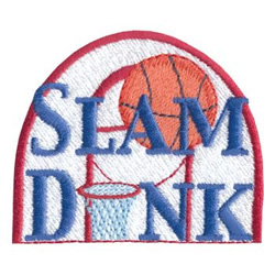Slam Dunk Machine Embroidery Design