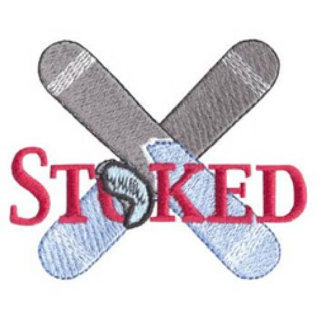 Picture of Stoked Machine Embroidery Design