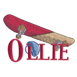 Ollie Machine Embroidery Design