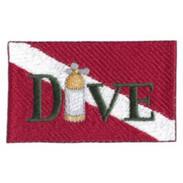 Picture of Dive Machine Embroidery Design