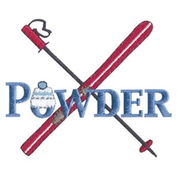 Powder Machine Embroidery Design