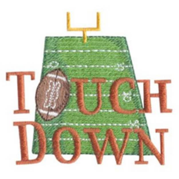 Picture of Touchdown Machine Embroidery Design