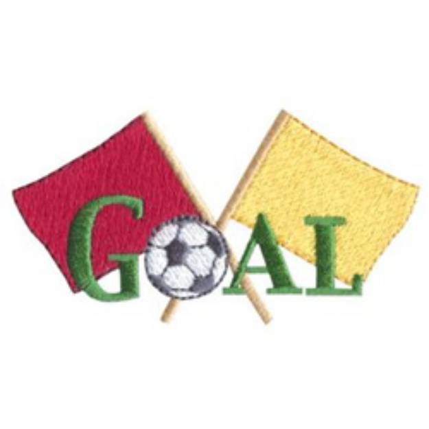 Picture of Goal Machine Embroidery Design
