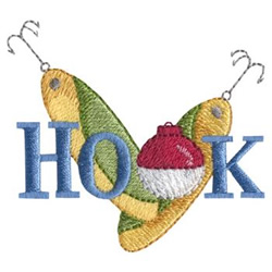 Hook Machine Embroidery Design