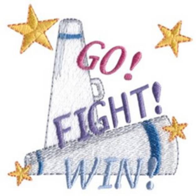 Picture of Go Fight Win Machine Embroidery Design