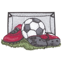 Soccer Gear Machine Embroidery Design