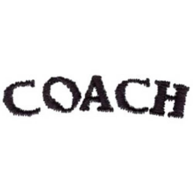 Picture of Coach Machine Embroidery Design