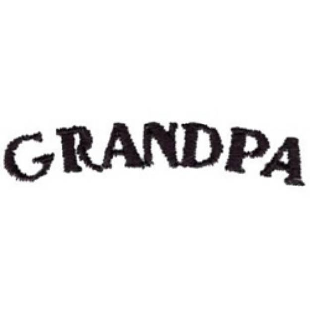 Picture of Grandpa Machine Embroidery Design