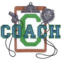 Coach Machine Embroidery Design