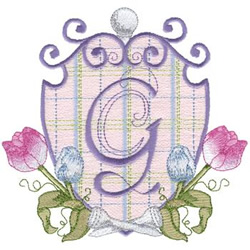Ladies Golf Crest Machine Embroidery Design