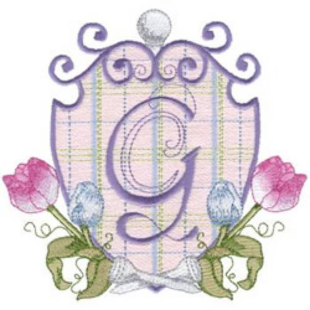 Picture of Ladies Golf Crest Machine Embroidery Design