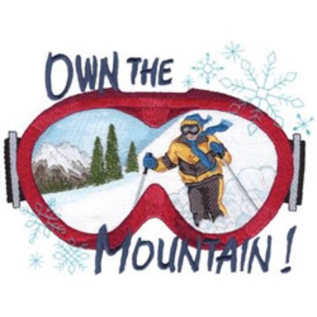 Picture of Own The Mountain Machine Embroidery Design