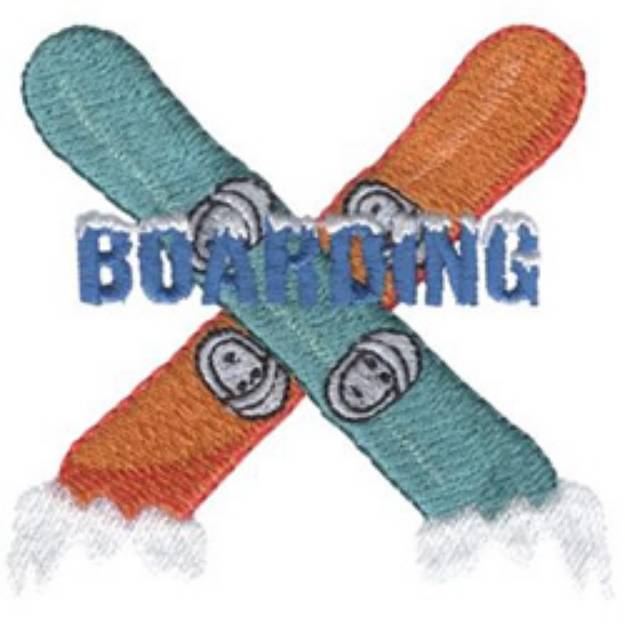 Picture of Boarding Machine Embroidery Design