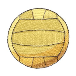 Water Polo Ball Machine Embroidery Design