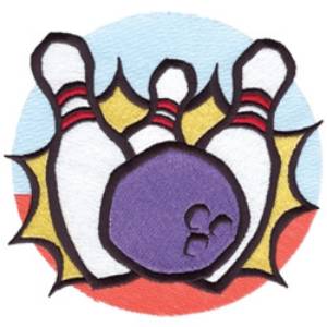 Picture of Bowling Machine Embroidery Design